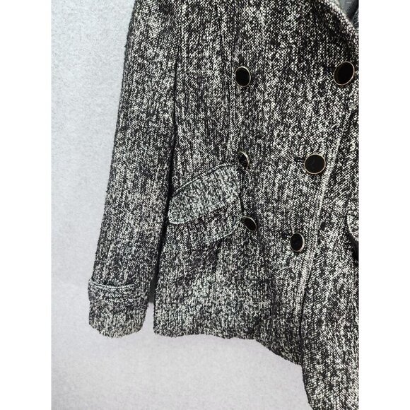 Express Womens Tweed Double-Breasted Peacoat - Size XS - Picture 4 of 7